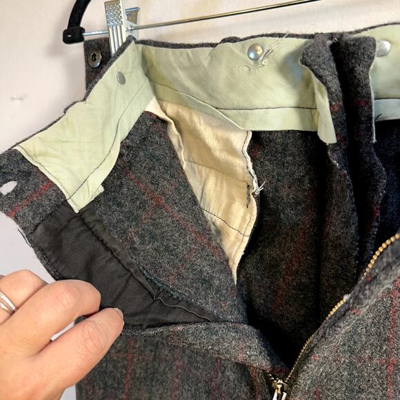 Vintage Woolrich Wool Hunting Pants Heavy Duty Outdoor Winter Workwear Outfitter - Picture 13 of 14